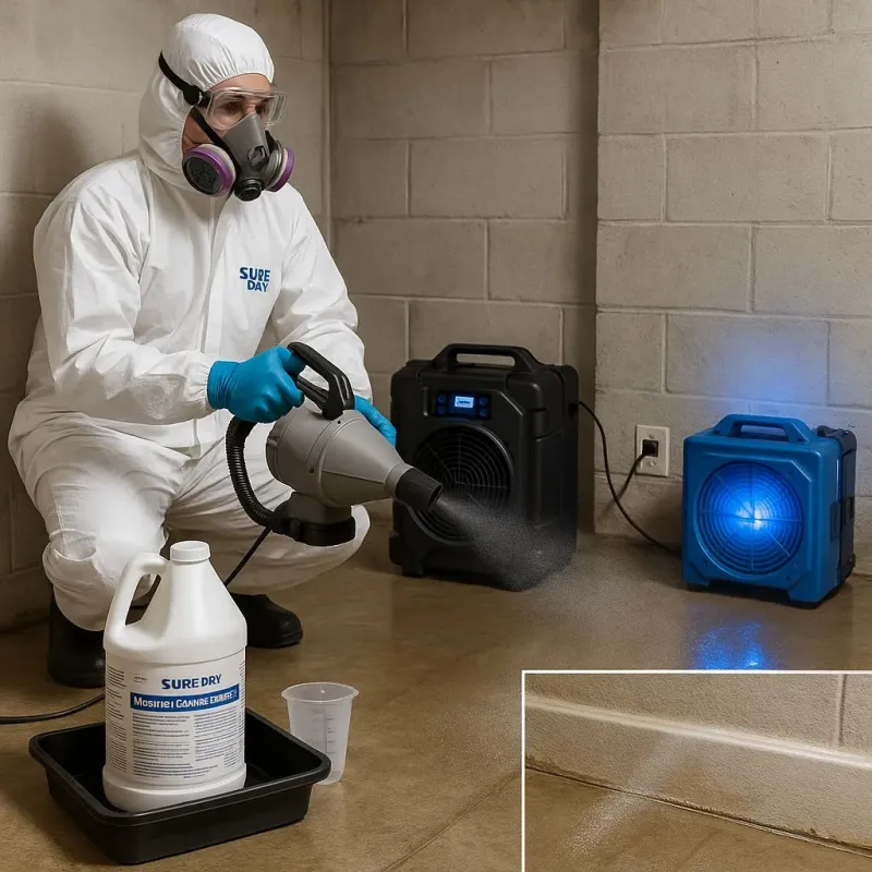 Sanitization and Odor Removal process in Patton Village, TX
