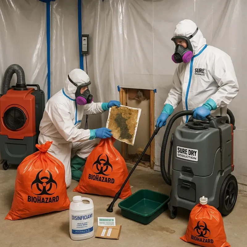 Contaminated Water Handling Protocols process in Patton Village, TX